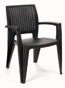 SILLON PLASTICO SFK RATTAN ANTRACITA