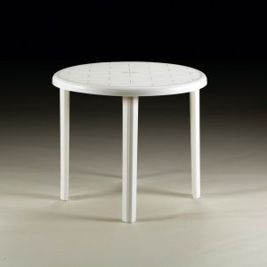 MESA REDONDA SFK 90 CMS. BLANCA