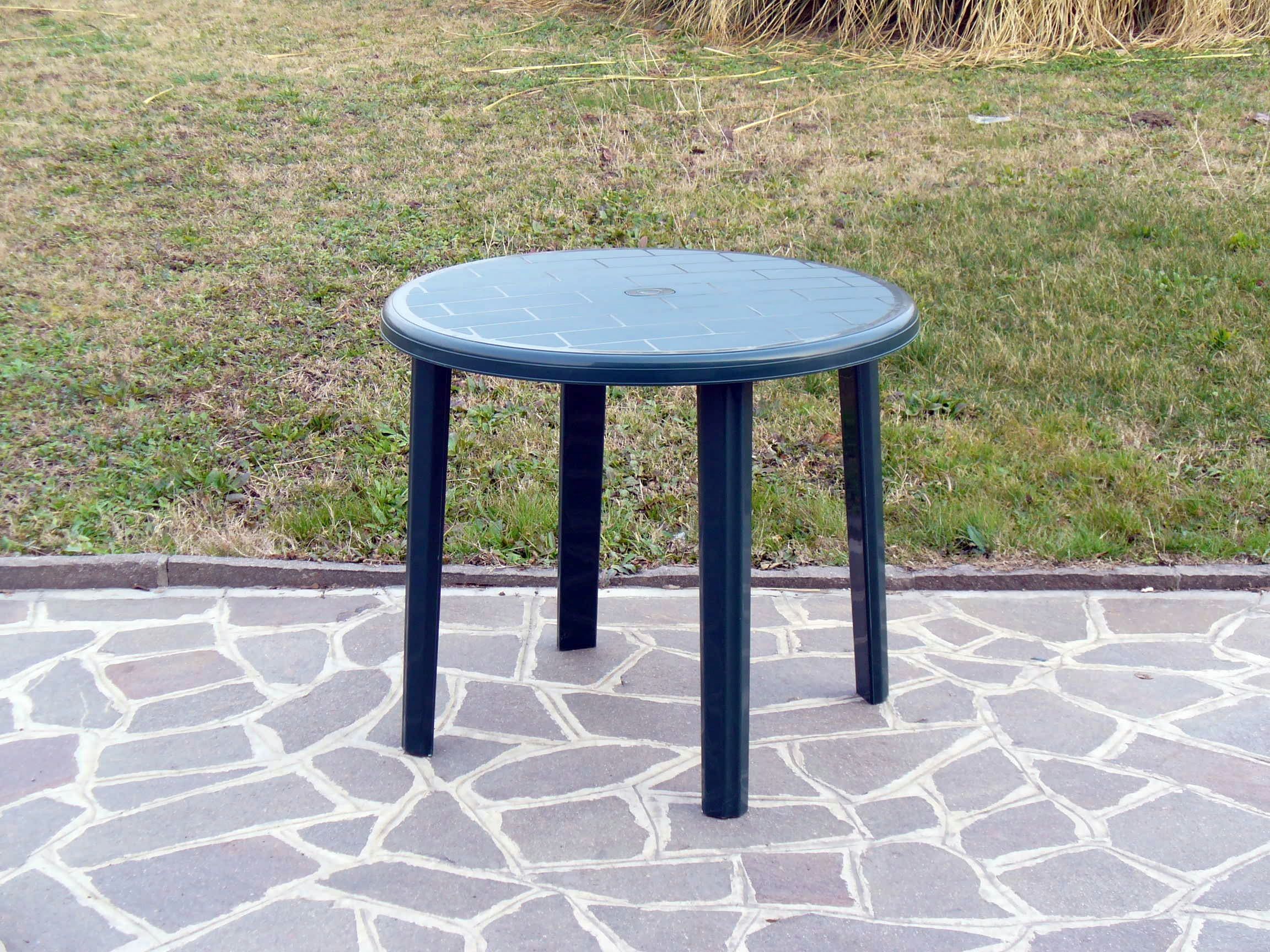 MESA REDONDA SFK 90 CMS. VERDE
