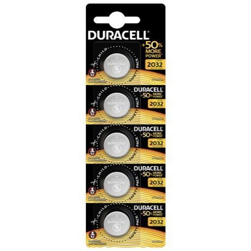 PILA DURACELL DE BOTON DL2032 (BL/5UDS.)
