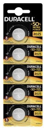 PILA DURACELL DE BOTON DL2025 (BL/5UDS)