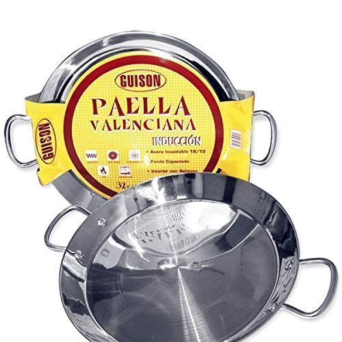 PAELLERA INOXIDABLE INDUCCION/VITRO GARCIMA 36CMS