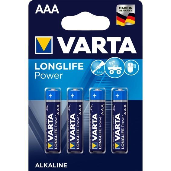 PILA AAA (LR03) L.POWER BLISTER 4 UND. VARTA