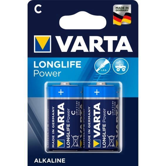 PILA VARTA L.POWER LR14 C BLISTER 2U