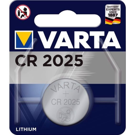 PILA CR2025 BOTON VARTA BLISTER.