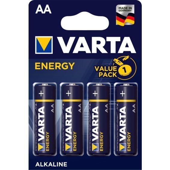 PILA AA (LR06) BLISTER 4 UND. ENERGY VARTA