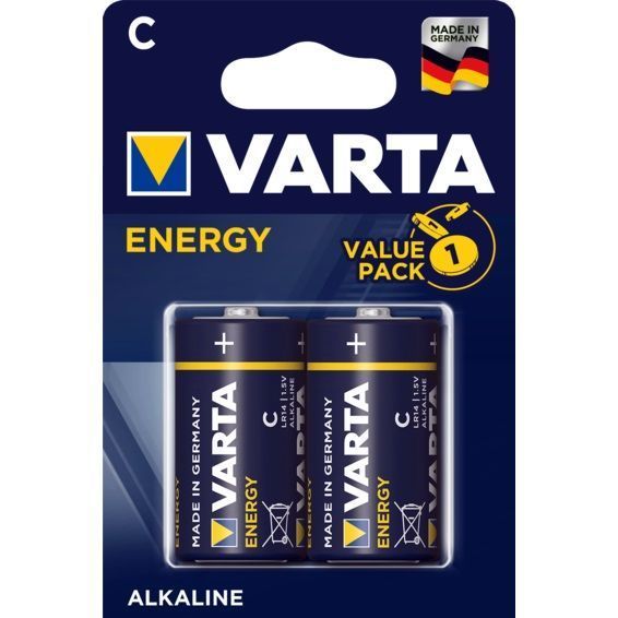 PILA VARTA ENERGY LR14 C BLISTER 2U