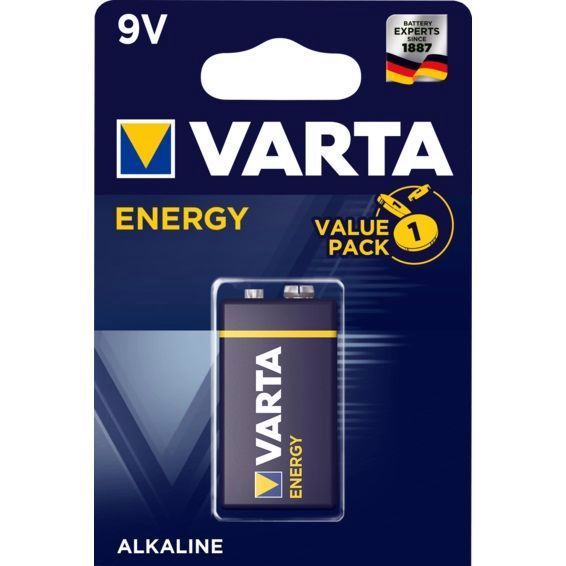 PILA 6LR61 9V ENERGY VARTA BLISTER.