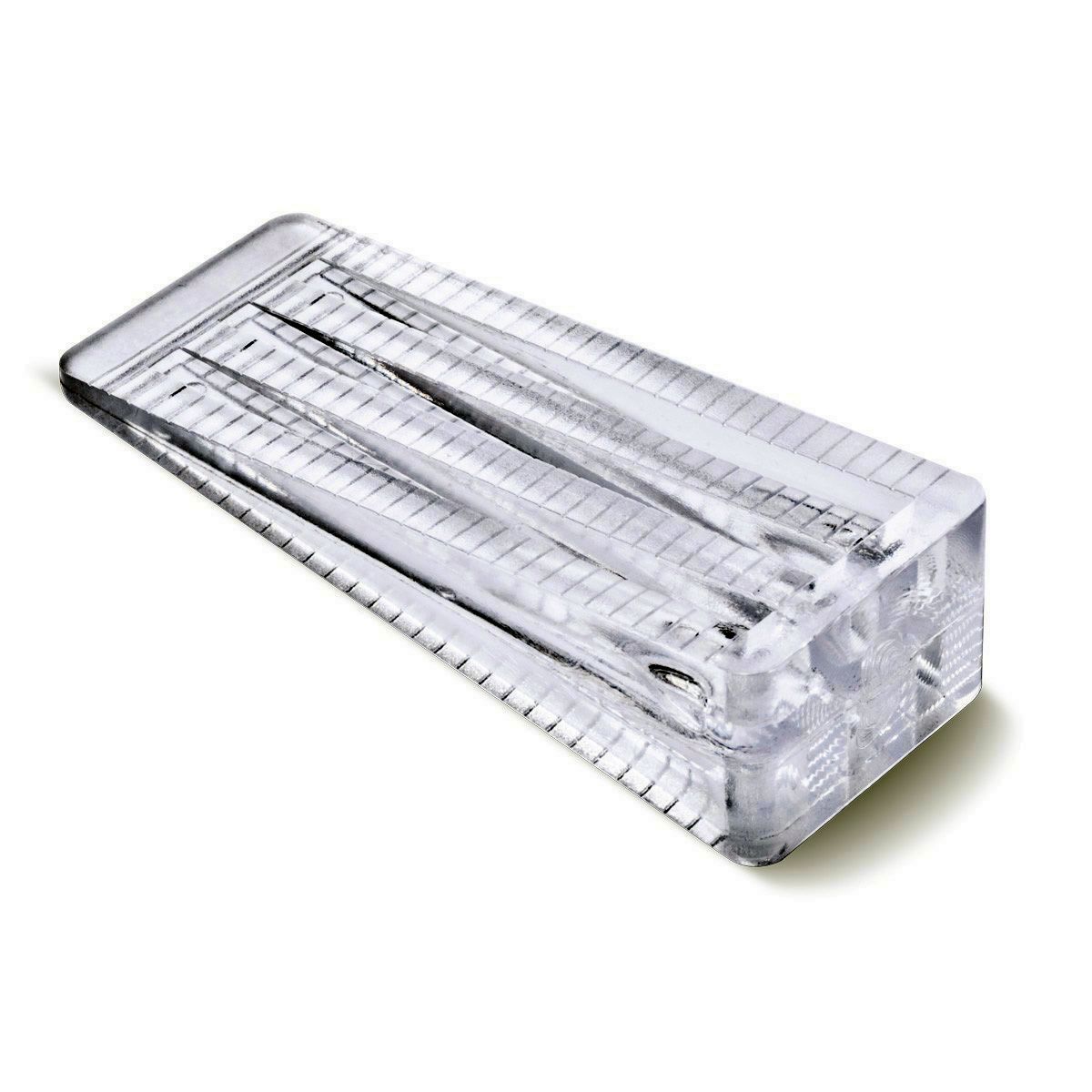 CUÑA BRINOX PLASTICO TRANSPARENTE B78520H (80X30X20MM) 2UNDS