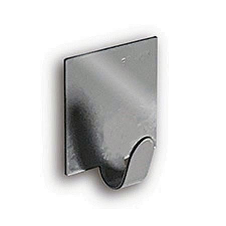PERCHA ADHESIVA B72060D BLANCA CUADRADA MEDIANA (30X30MM) 2UND.BRINOX