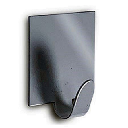 PERCHA ADHESIVA B72070D BLANCA CUADRADA GRANDE(45X45 MM) 2UND.BRINOX