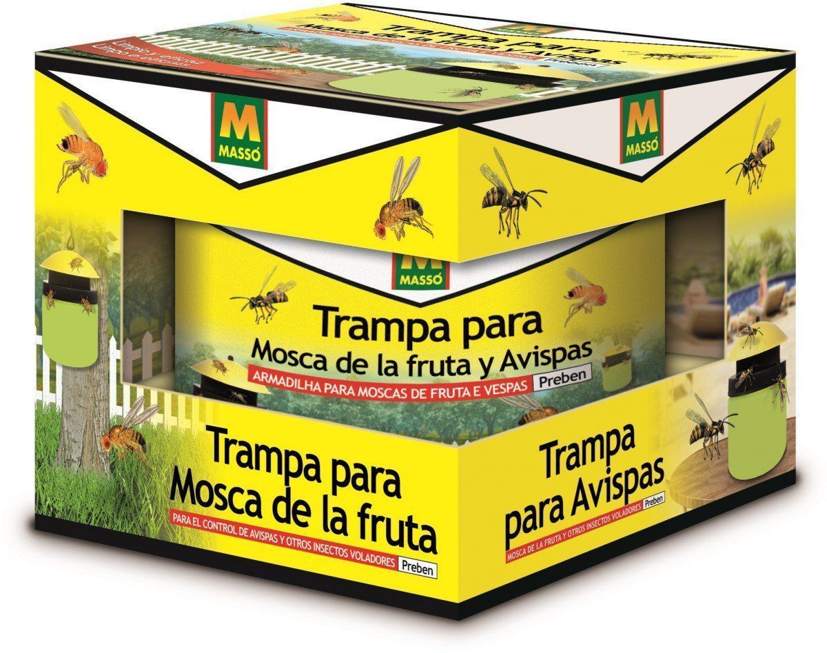 TRAMPA MASSO PARA MOSCA FRUTA Y AVISPAS