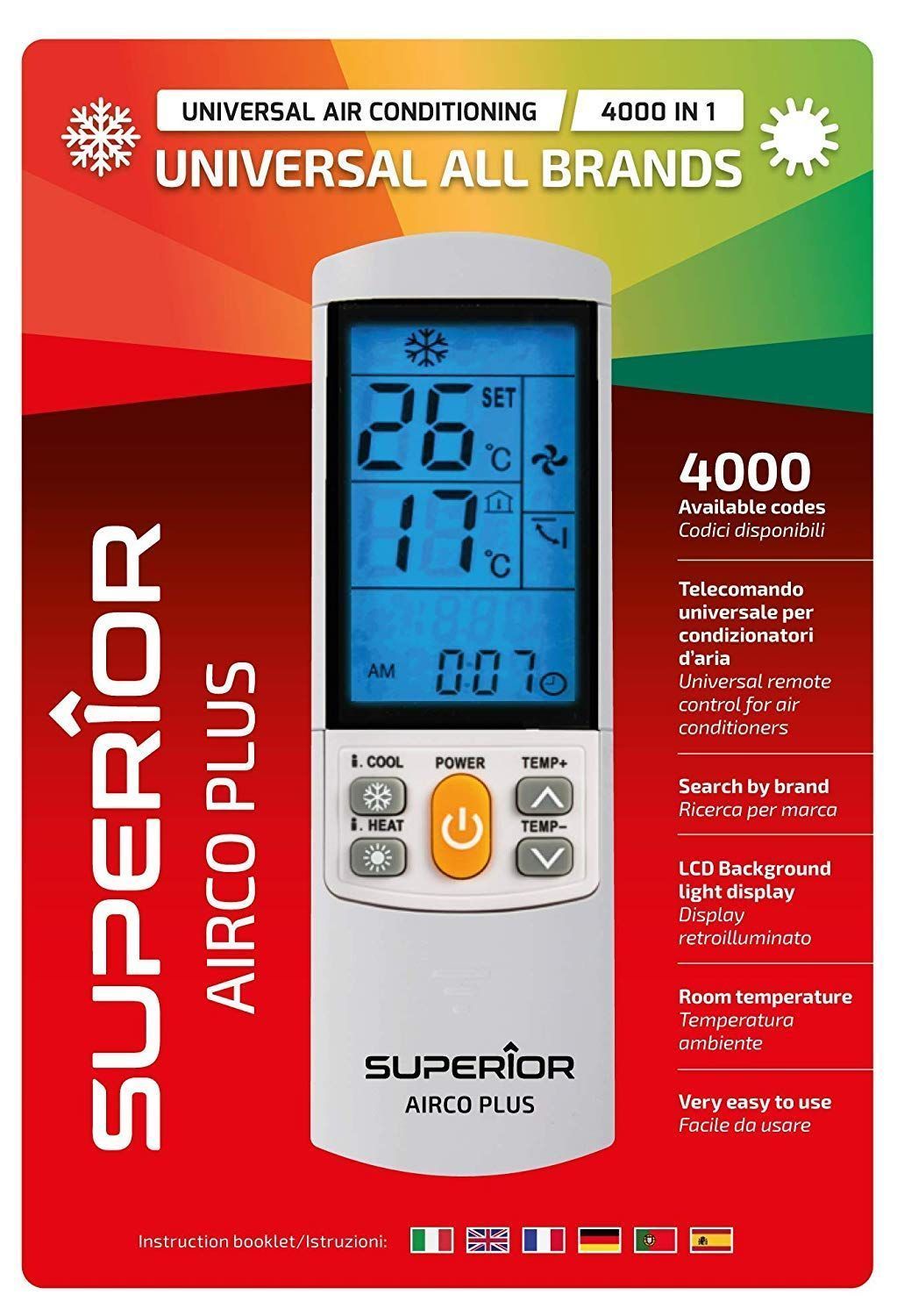 MANDO AIRE ACONDICIONADO SUPERIOR AIRCO PLUS
