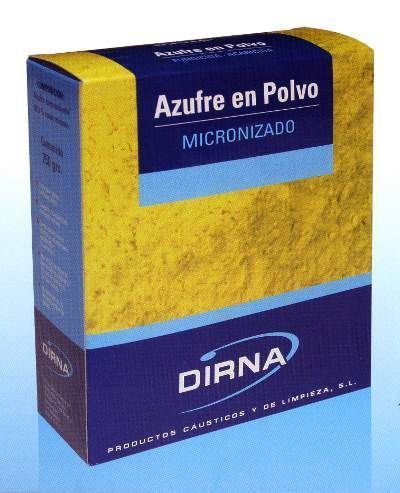 AZUFRE EN POLVO DIRNA (PQ. 750 GRS.)