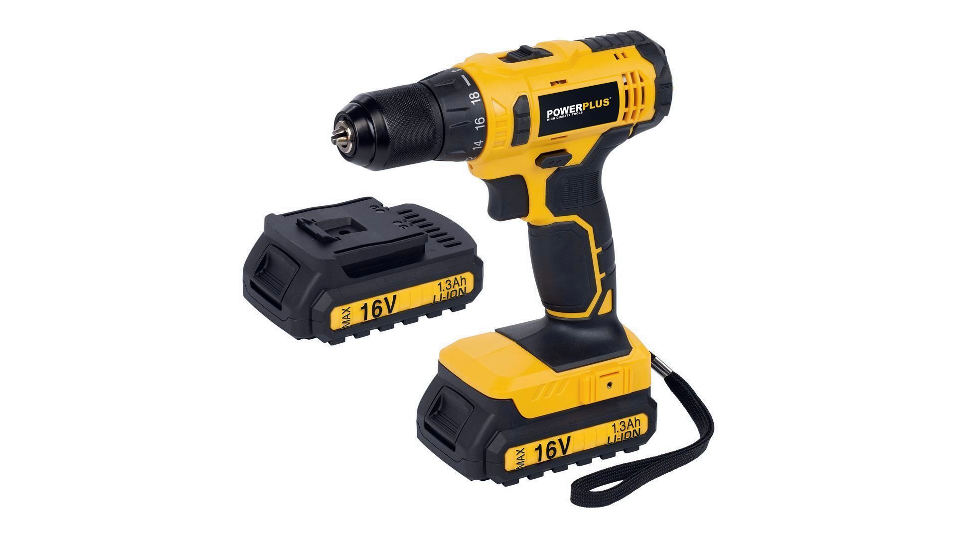 TALADRO BATERIA 16V. + 2 BAT. POWX00425 POWERPLUS