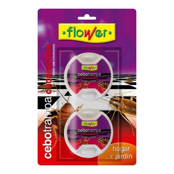 TRAMPA CEBO FLOWER CUCARACHAS (B/2 UDS.)