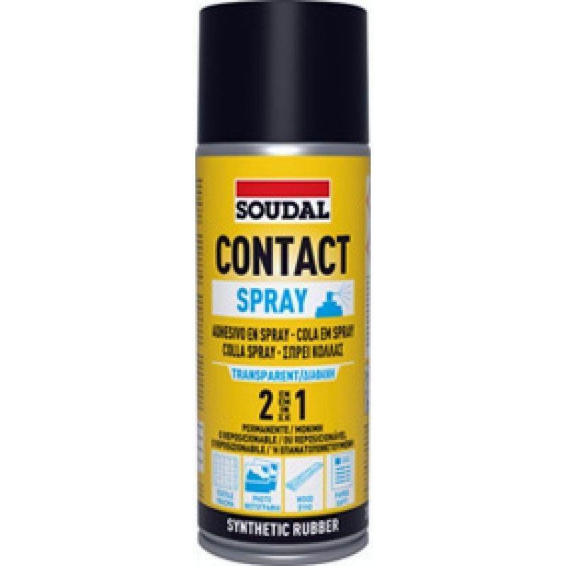 COLA CONTACTO SOUDAL 300 ML. SPRAY