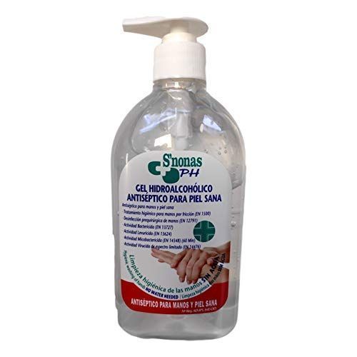 GEL HIDROALCOHOLICO S'NONAS 500ML. DOSIFICADOR