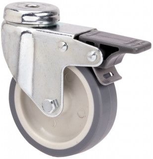 RUEDA GIRATORIA  TW0247 4010805 GRIS FRENO