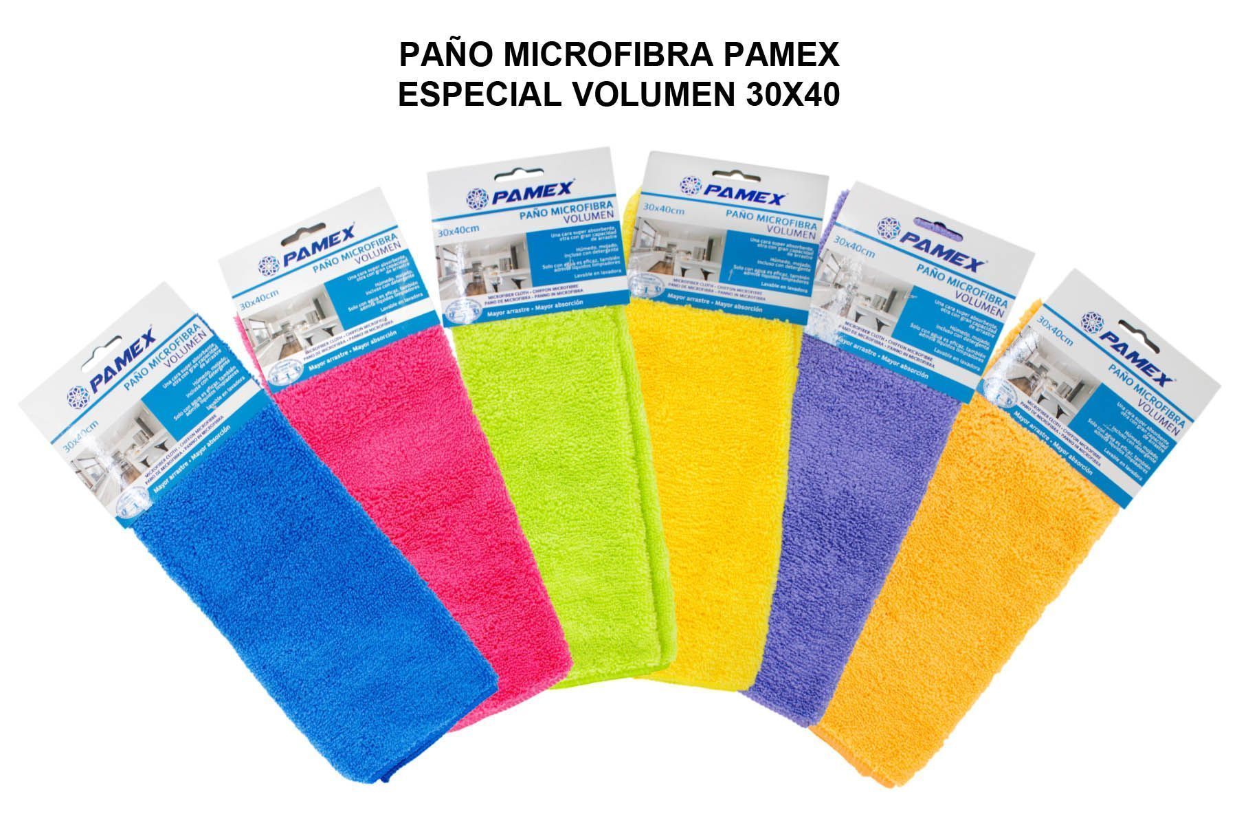 PAÑO MICROFIBRA 30X40CMS.  12UDS.