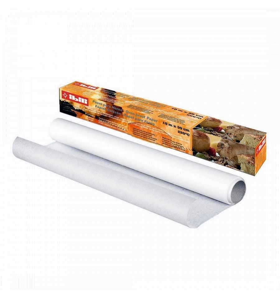 PAPEL PARA HORNO EUREKA IBILI 10MX29CMS.