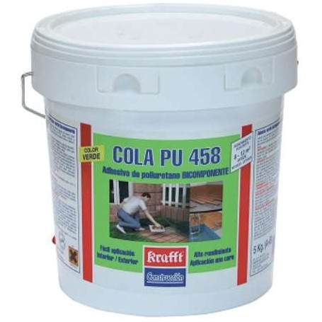 COLA KRAFFT CESPED PU 458 5KG