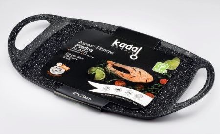 GRILL PLANCHA KADAL PIEDRA BLACK 36X23'5