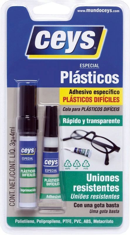 PEGAMENTO CEYS PLASTICOS DIFICILES 3GRS.