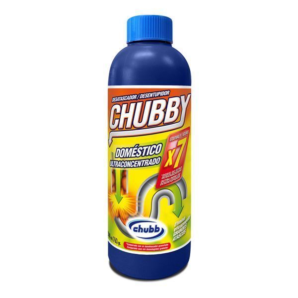 DESATASCADOR DOMESTICO CHUBB  500ML. CAJA 12