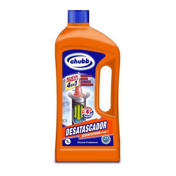 DESATASCADOR DOMESTICO CHUBB 1000ML. CAJA 10