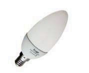 LED VELA C37 7W. E14 6400K530 LUMENES