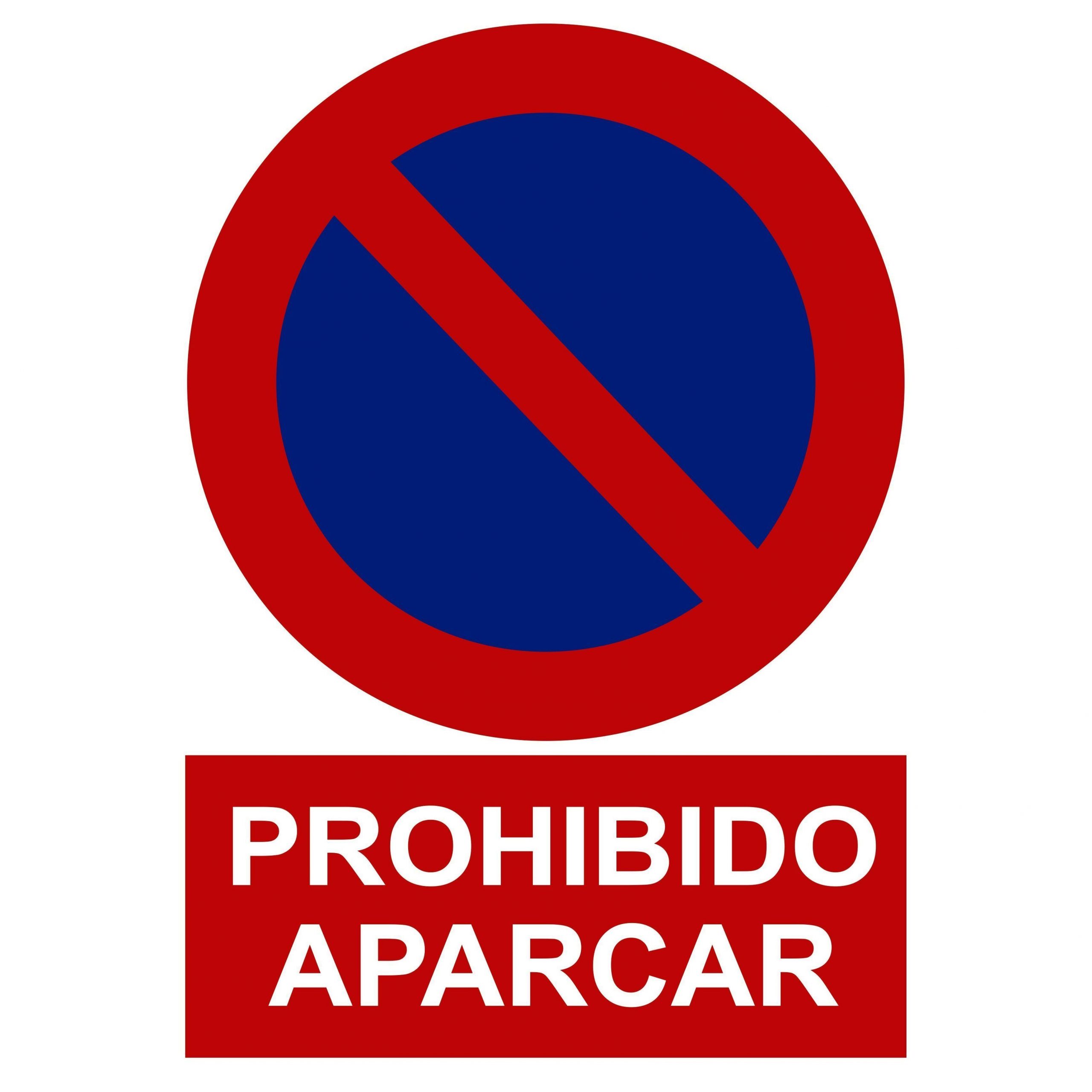 CARTEL (DINA4) PROHIBIDO APARCAR P260.