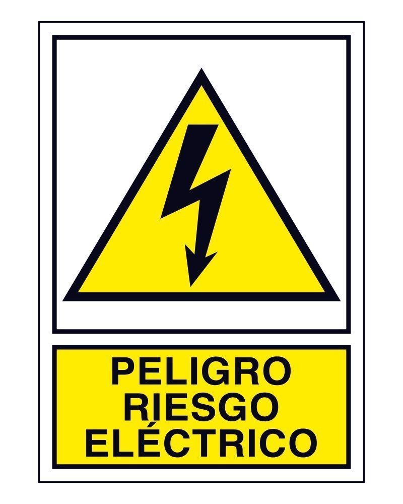 CARTEL (DINA4) PELIGRO RIESGO ELECTRICO A224.