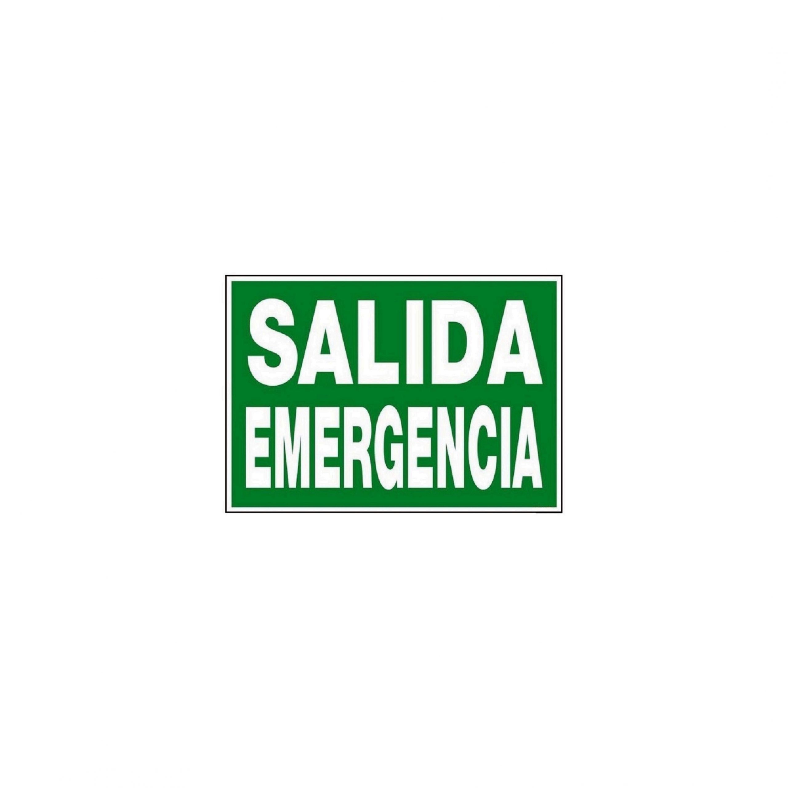 CARTEL (DINA4) SALIDA EMERGENCIA E316.HOR