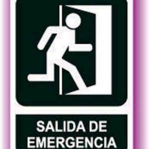 CARTEL (DINA4) SALIDA EMERGENCIA DCH E306