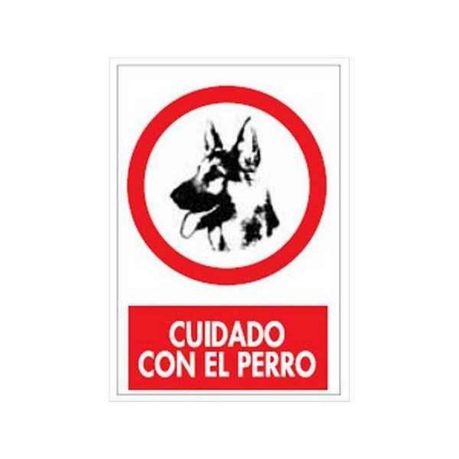 CARTEL (DINA4) CUIDADO CUIDADO CON EL PERRO P145