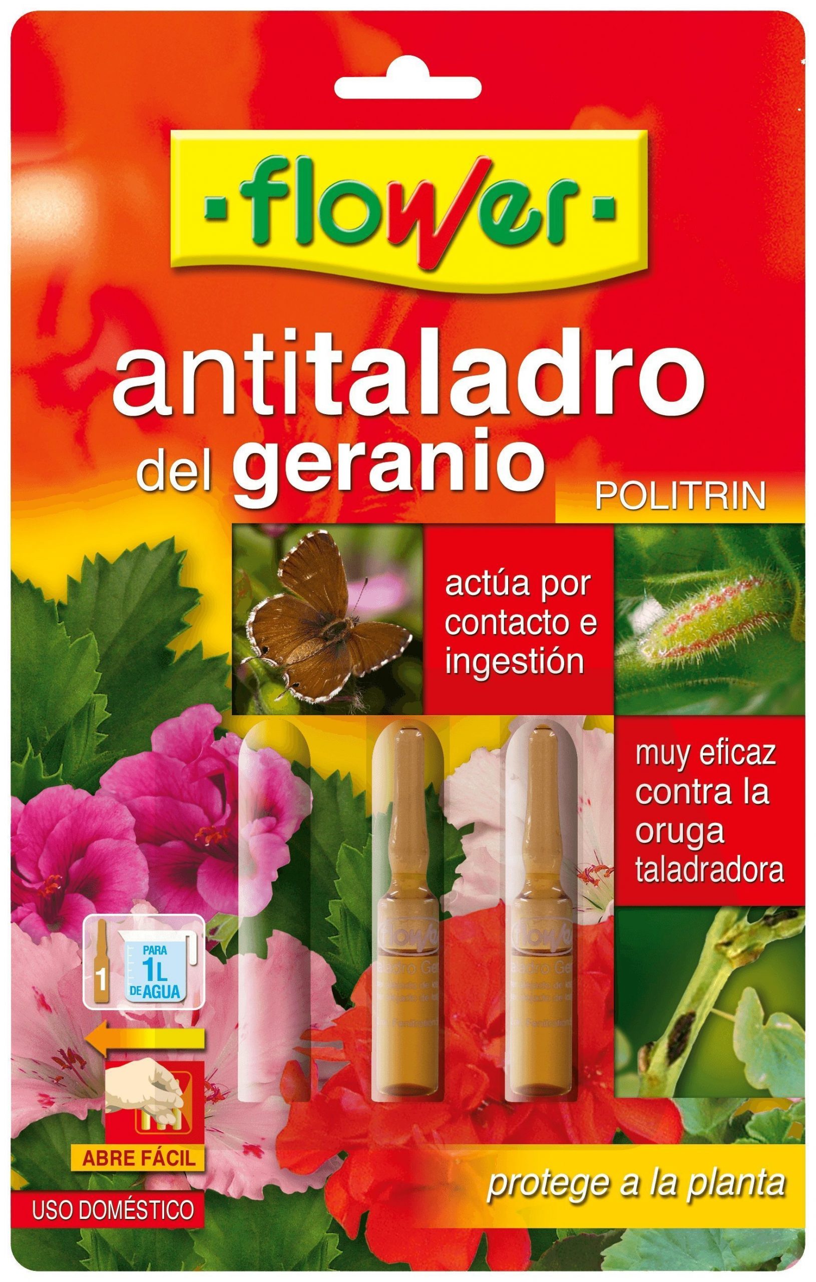 INSECTICIDA TALADRO GERANIO FLOWER 3X3ML