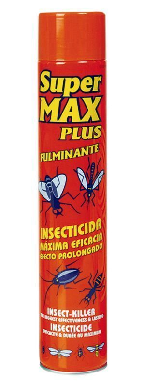 INSECTICIDA FULMINANTE SUPER MAX 750 ML.