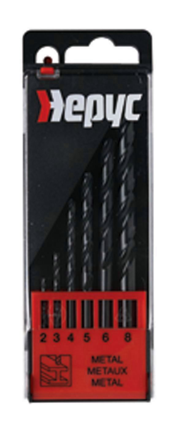 ESTUCHE HEPYC BROCA HSS 6 UNID.