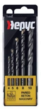 ESTUCHE HEPYC BROCA WIDIA MARMOLIT 5 UNID.