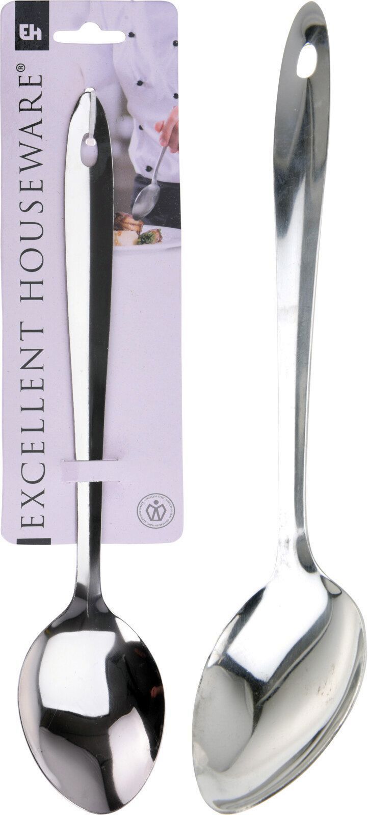 CUCHARA EXCELLENTH COCINA A/INOXIDABLE 34 CMS.