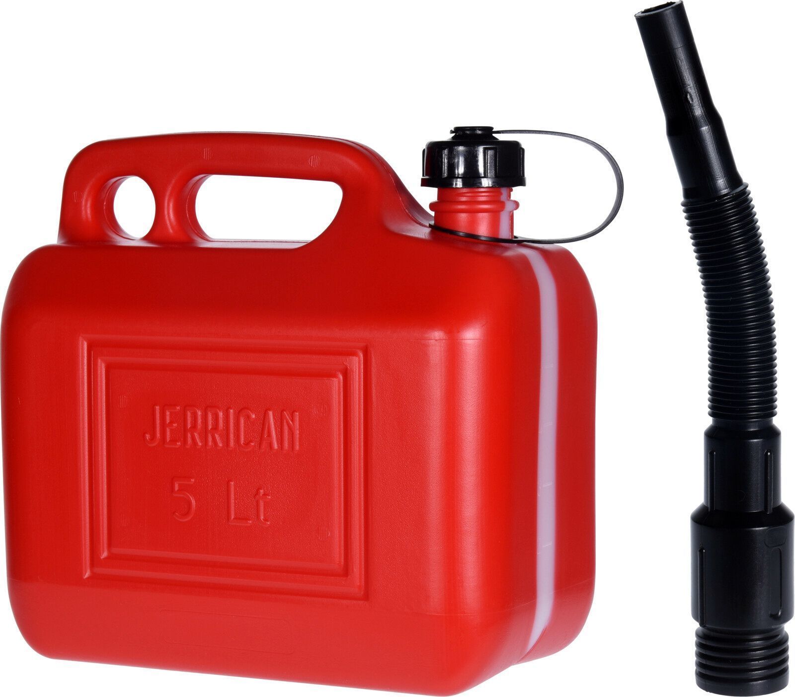 BIDON CARBURANTE KOOP PLASTICO  ROJO C/CANULA  5 LTS