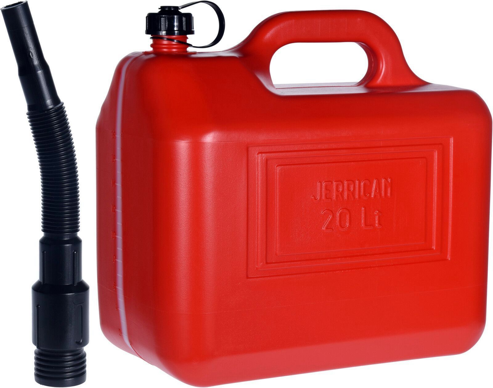 BIDON CARBURANTE KOOP PLASTICO  ROJO C/CANULA 20 LTS