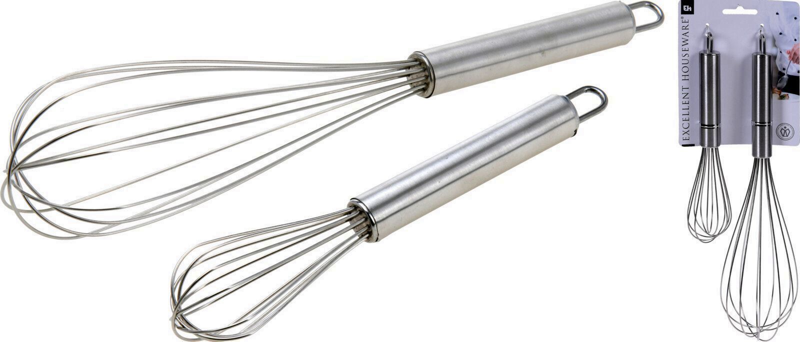 BATIDOR  A/INOXIDABLE EXCELLENTH (SET 2 PZAS)
