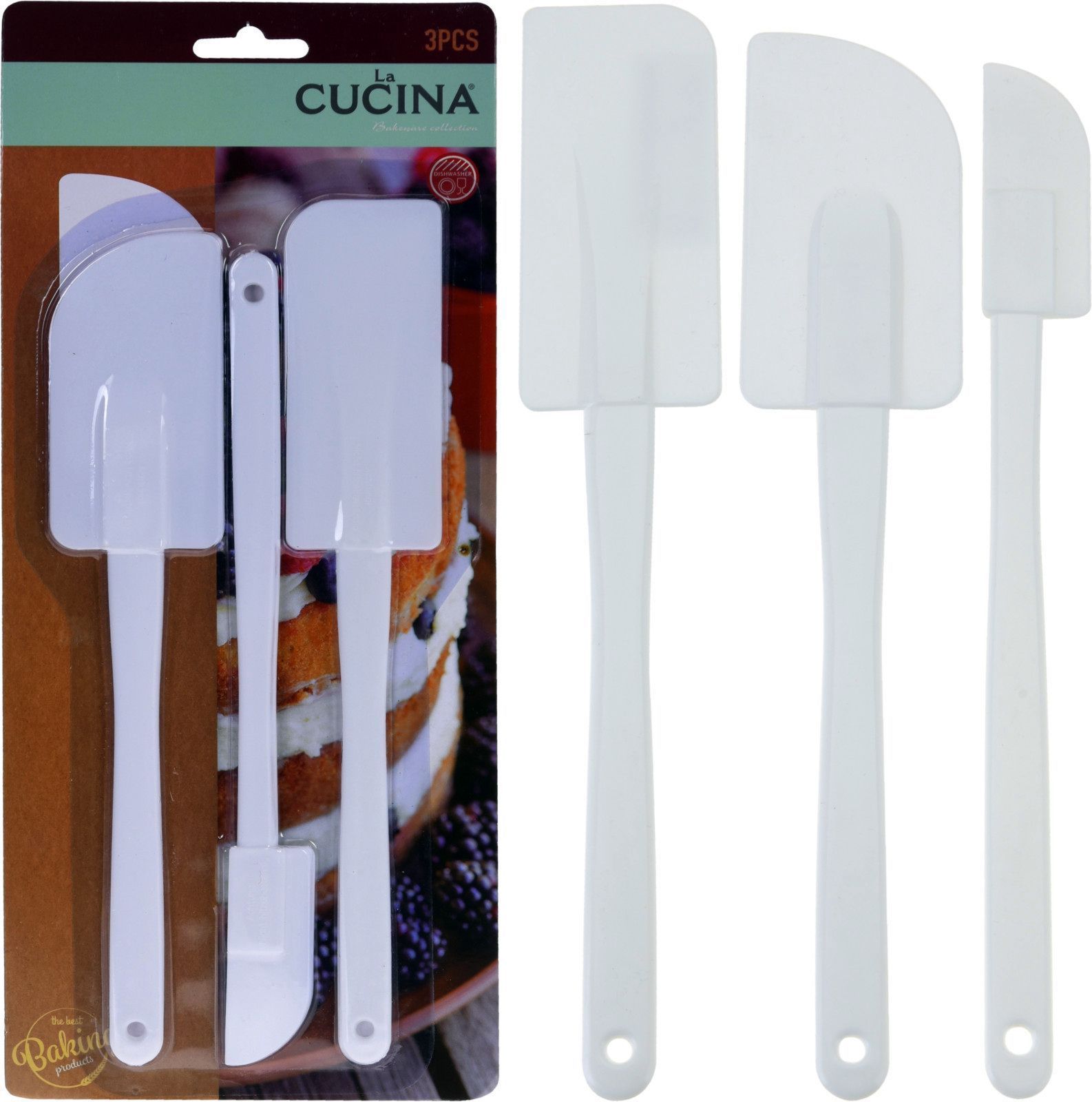 ESPATULA EXCELLENTH GOMA BLANCA  SET 3 UND.