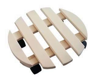 PATIN MADERA CON RUEDAS PARA PLANTAS 25 CMS.
