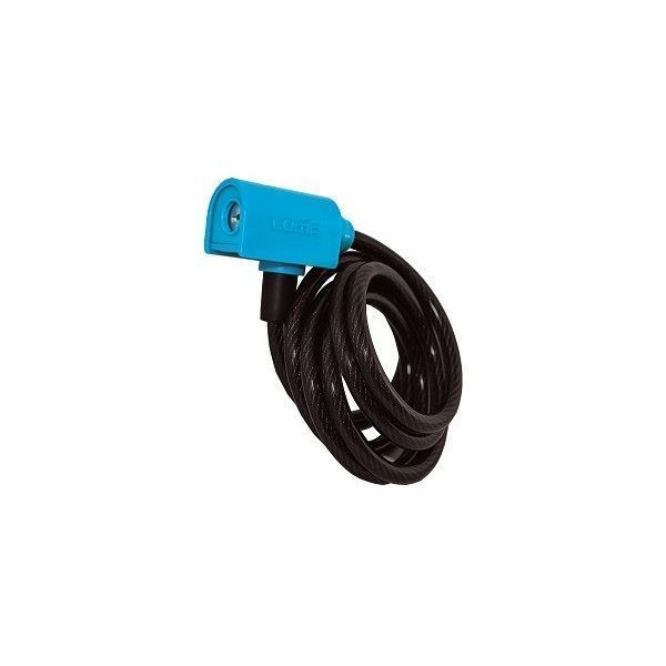 CABLE ESPIRAL LUMA AZUL 185 CMS. 8MM.
