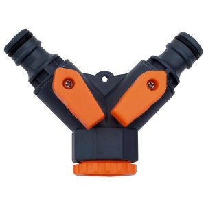 ADAPTADOR ARCOBAÑ DOBLE CON REGULADOR