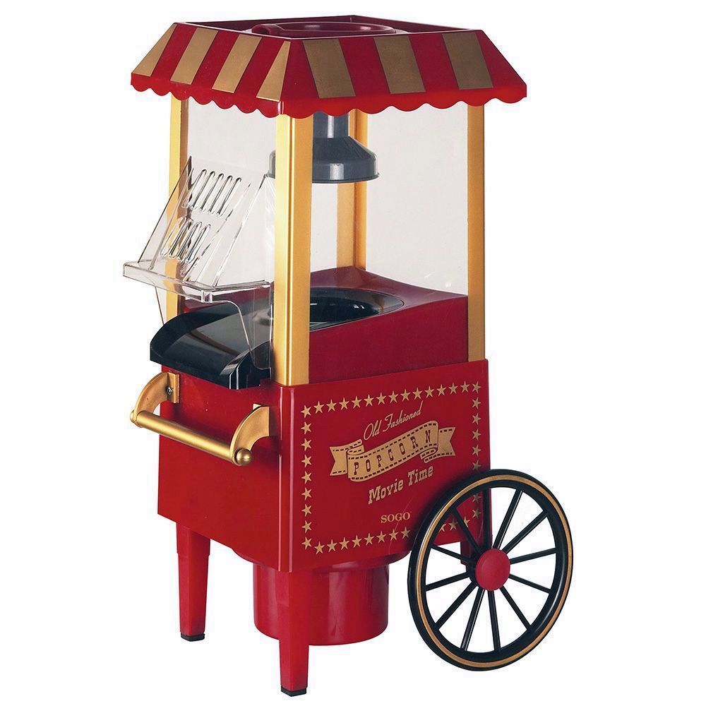 MAQUINA PALOMITERA RETRO SOGO 1200W.