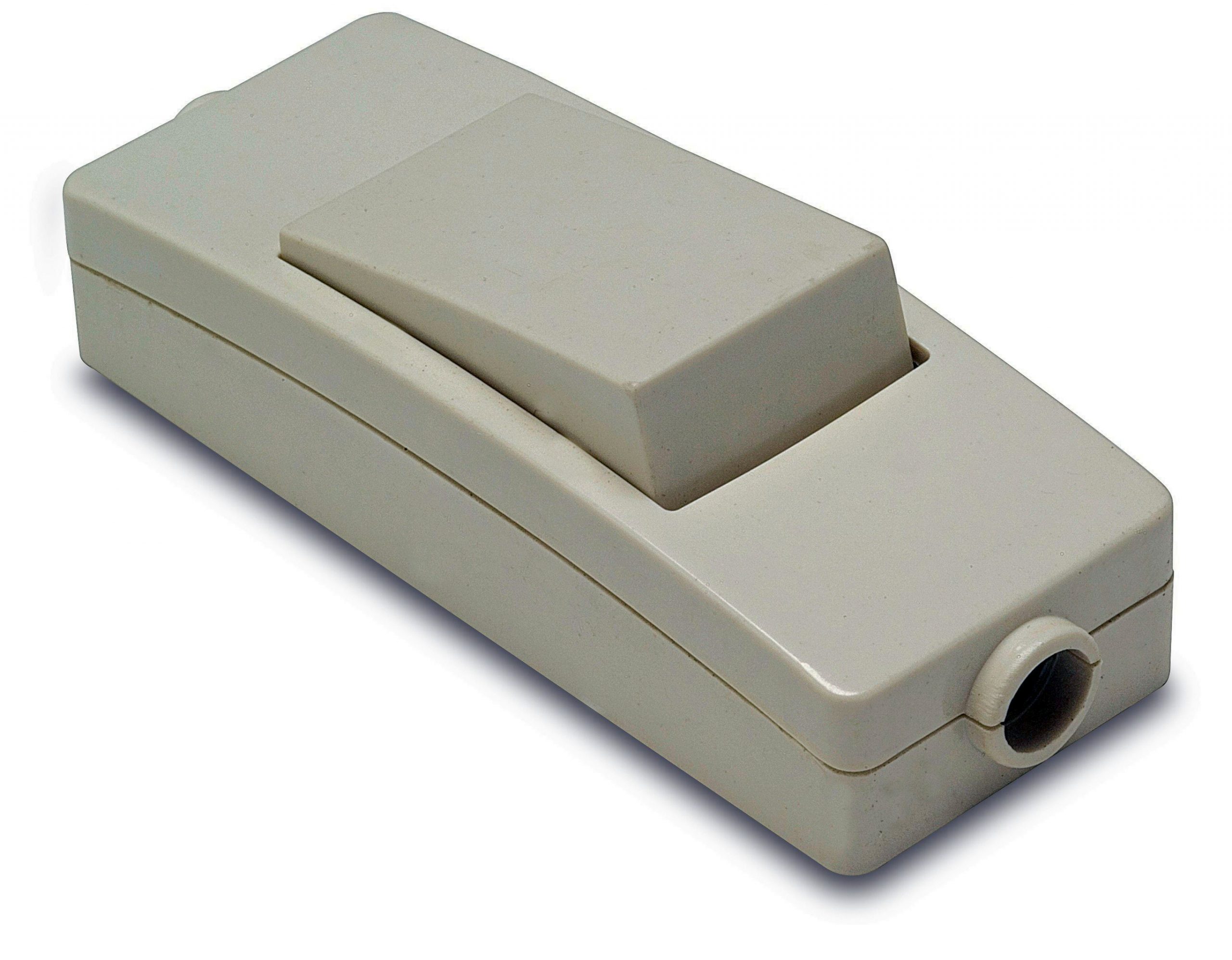 INTERRUPTOR DE PASO BASCULANTE ANCHO BLANCO